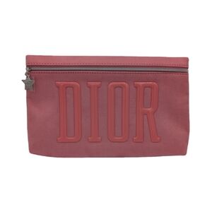 Authentic Dior Beauty Pink Makeup Bag| BNIB| Star Charm Zip|Dior Addict